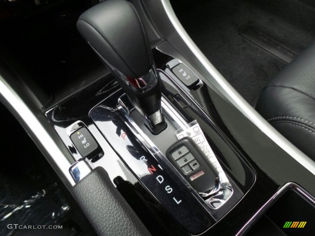 2017 Accord EX-L Sedan - Modern Steel Metallic / Black photo #36