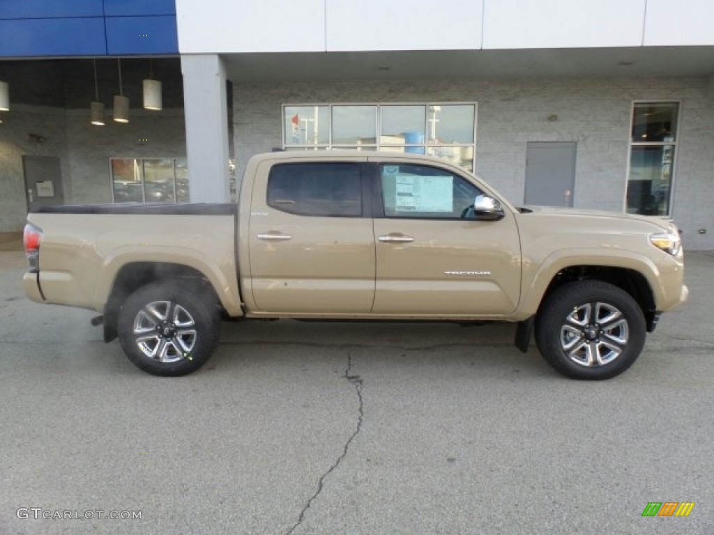 2017 Tacoma Limited Double Cab 4x4 - Quicksand / Limited Hickory photo #2