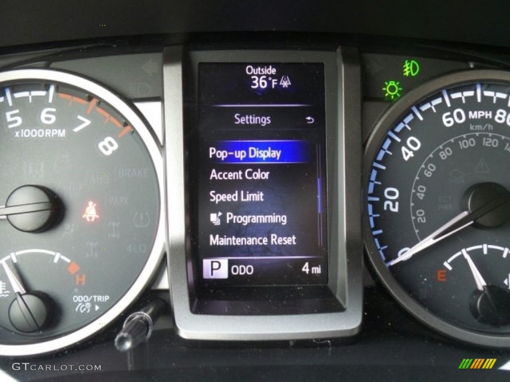 2017 Toyota Tacoma Limited Double Cab 4x4 Gauges Photo #118614239