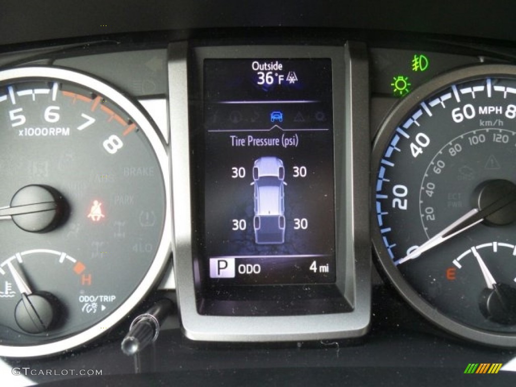 2017 Toyota Tacoma Limited Double Cab 4x4 Gauges Photo #118614257