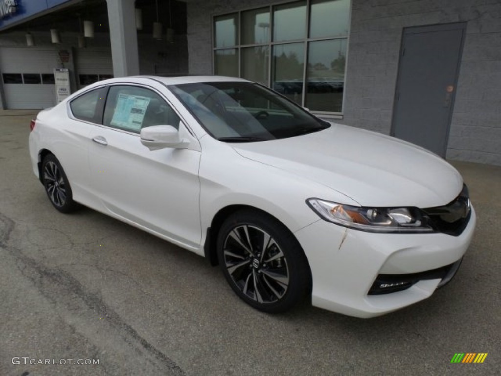 White Orchid Pearl 2017 Honda Accord EX Coupe Exterior Photo #118616498