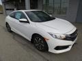 Taffeta White 2017 Honda Civic LX-P Coupe Exterior