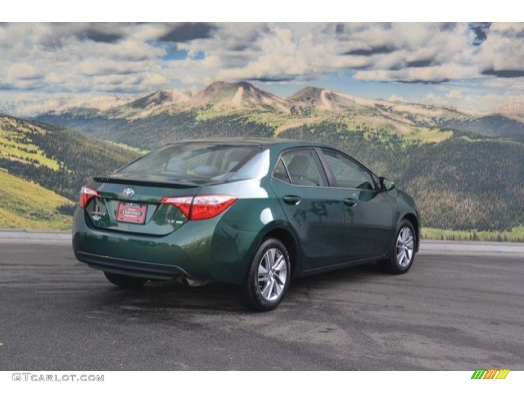2014 Corolla LE Eco - 4Evergreen Mica / Ash photo #3