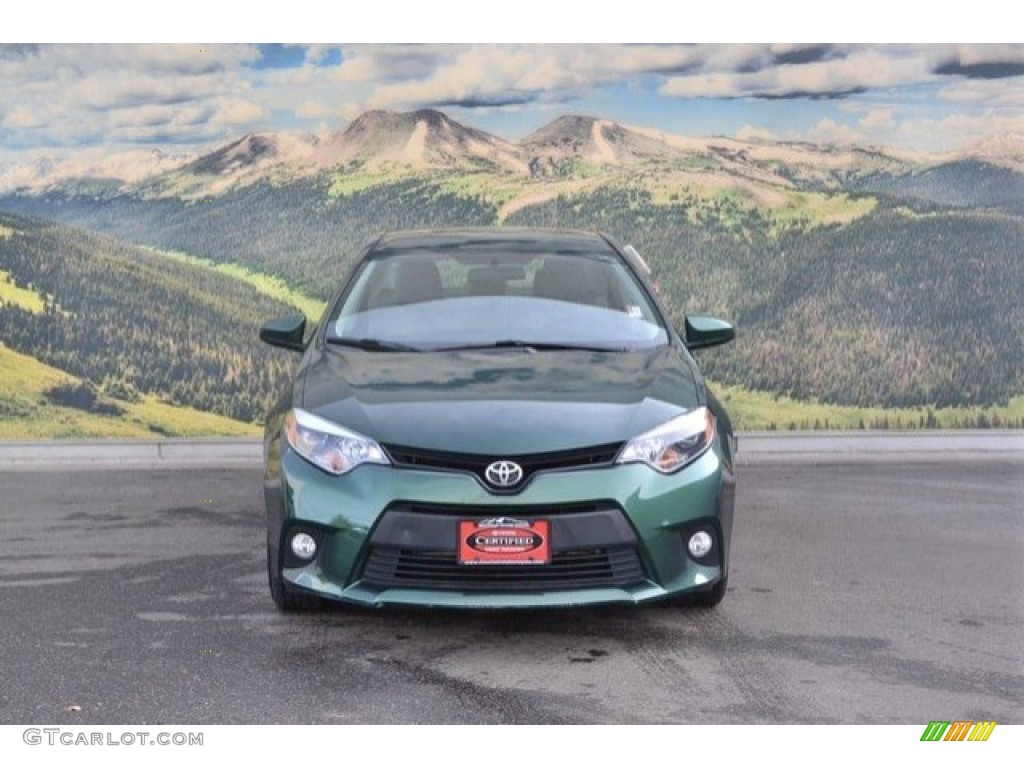 2014 Corolla LE Eco - 4Evergreen Mica / Ash photo #4