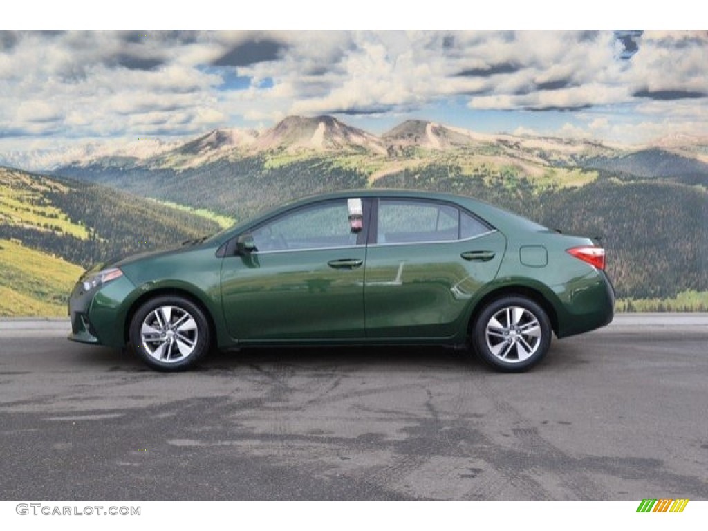 2014 Corolla LE Eco - 4Evergreen Mica / Ash photo #6