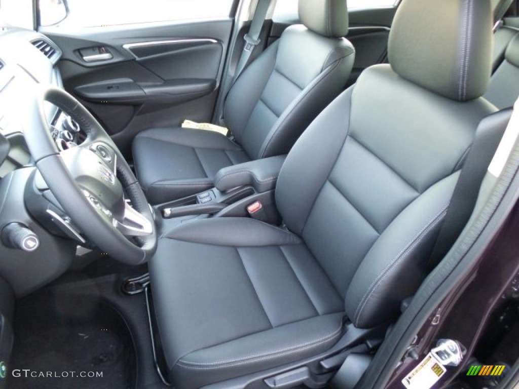Black Interior 2017 Honda Fit EX-L Photo #118619348