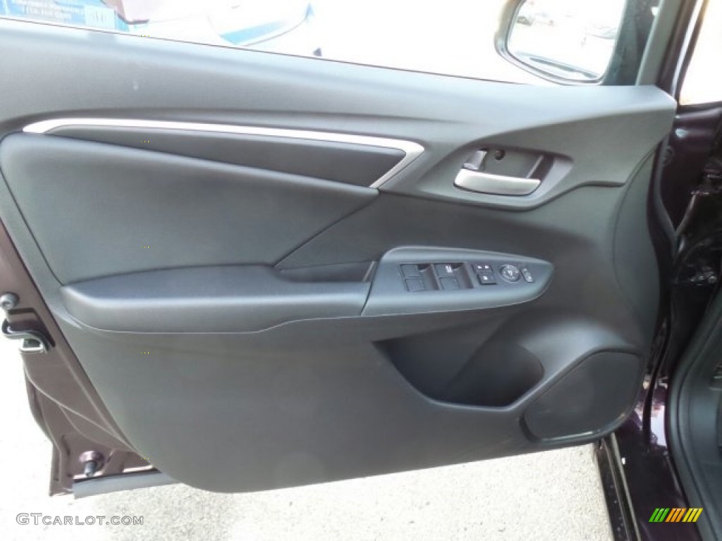2017 Honda Fit EX-L Black Door Panel Photo #118619438