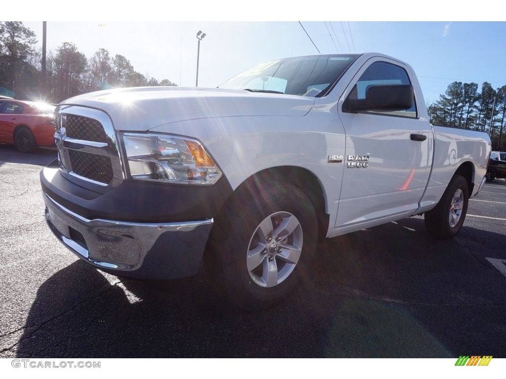 2017 1500 Tradesman Regular Cab - Bright White / Black/Diesel Gray photo #3