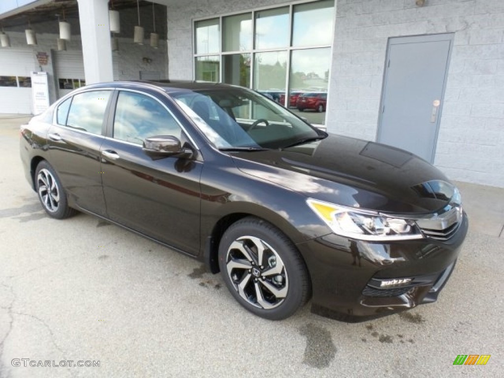 2017 Accord EX-L Sedan - Kona Coffee Metallic / Black photo #1