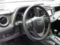 Black 2017 Toyota RAV4 XLE AWD Hybrid Steering Wheel