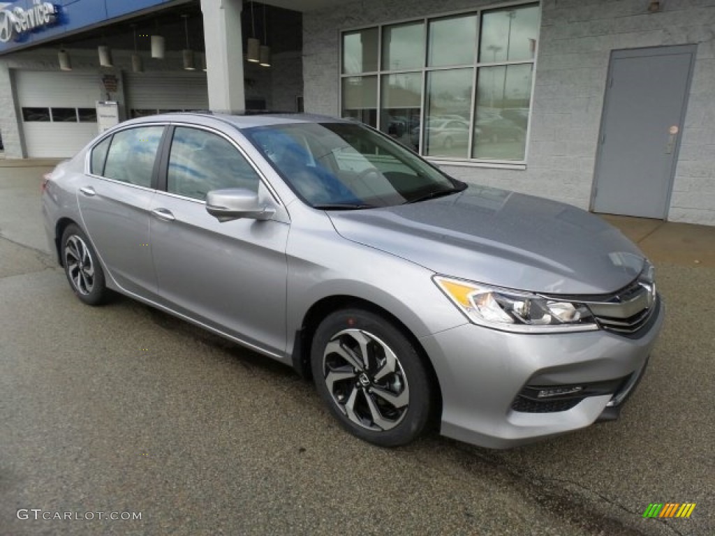 2017 Accord EX-L Sedan - Lunar Silver Metallic / Gray photo #1