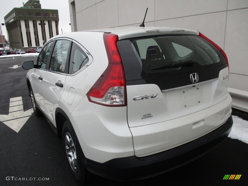 2014 CR-V LX AWD - White Diamond Pearl / Gray photo #4