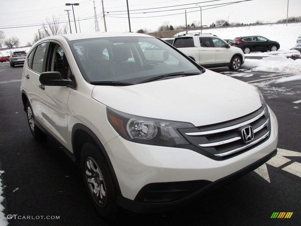 2014 CR-V LX AWD - White Diamond Pearl / Gray photo #7