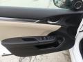 Ivory 2017 Honda Civic EX-L Sedan Door Panel