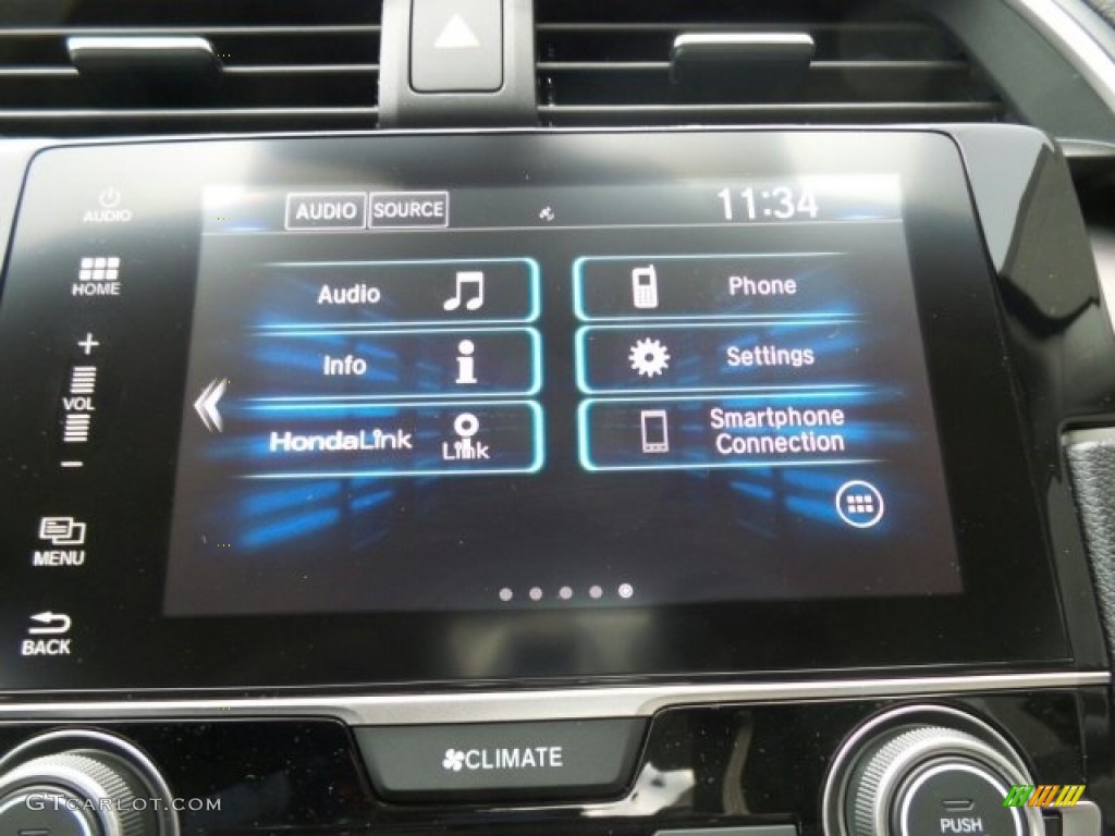 2017 Honda Civic EX-L Sedan Controls Photo #118625600