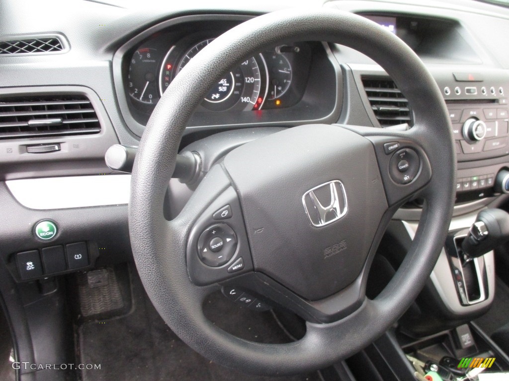 2014 CR-V LX AWD - Kona Coffee Metallic / Black photo #13