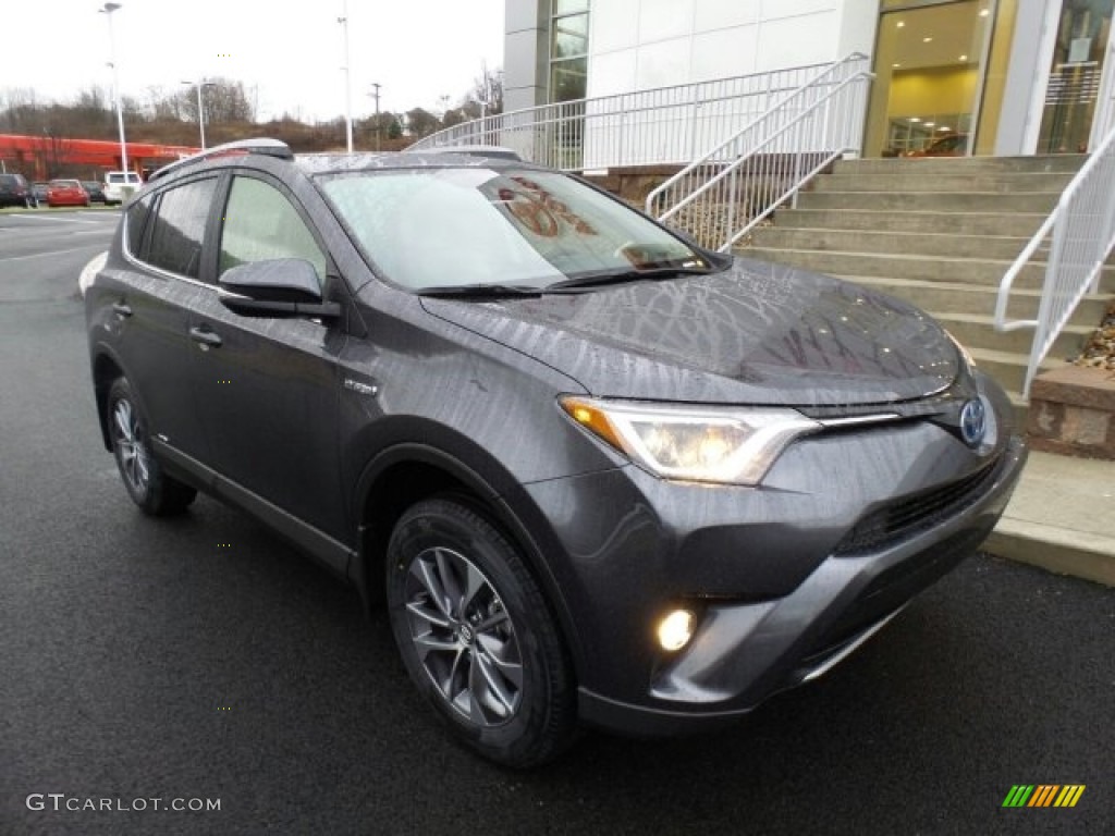 2017 RAV4 XLE AWD Hybrid - Magnetic Gray Metallic / Ash photo #1