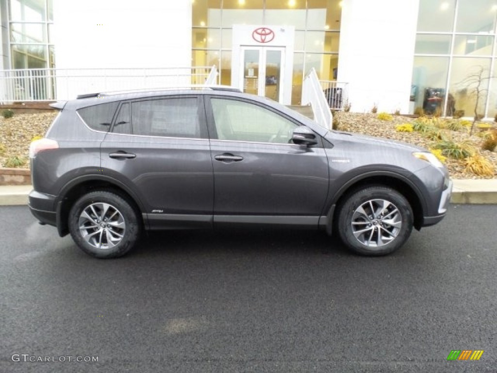 Magnetic Gray Metallic 2017 Toyota RAV4 XLE AWD Hybrid Exterior Photo #118626092