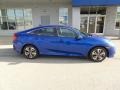 2017 Aegean Blue Metallic Honda Civic EX-T Sedan  photo #2