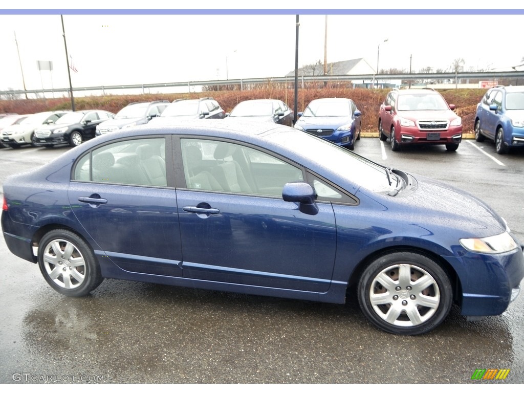 Royal Blue Pearl 2009 Honda Civic LX Sedan Exterior Photo #118627109