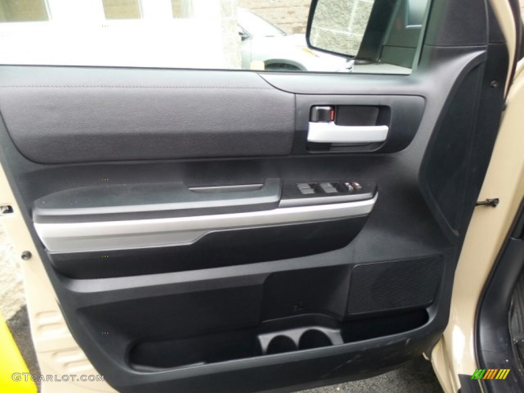 2017 Toyota Tundra SR5 Double Cab 4x4 Graphite Door Panel Photo #118627148