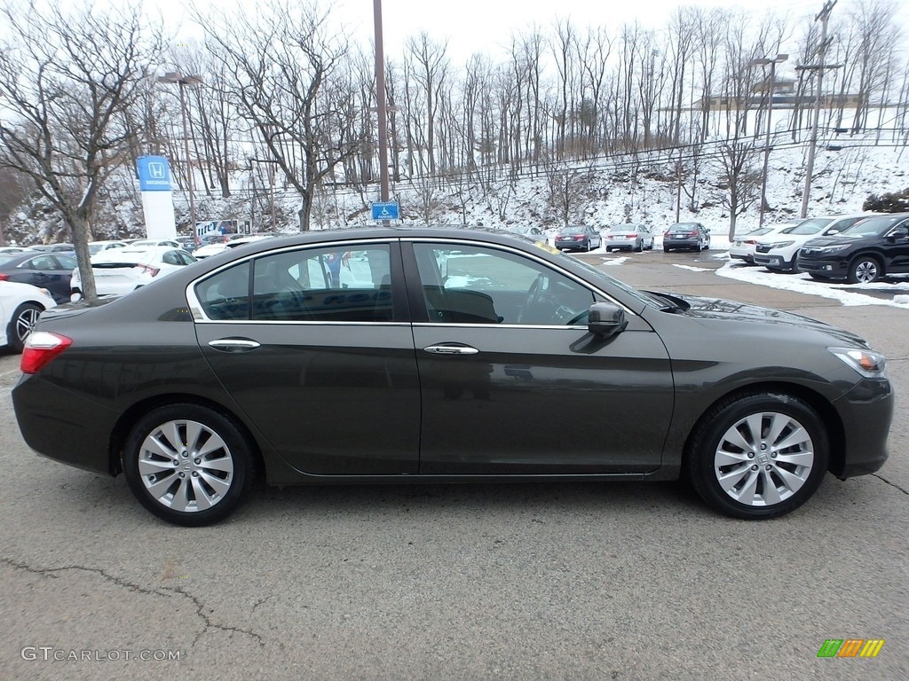 2014 Accord EX-L Sedan - Hematite Metallic / Black photo #6