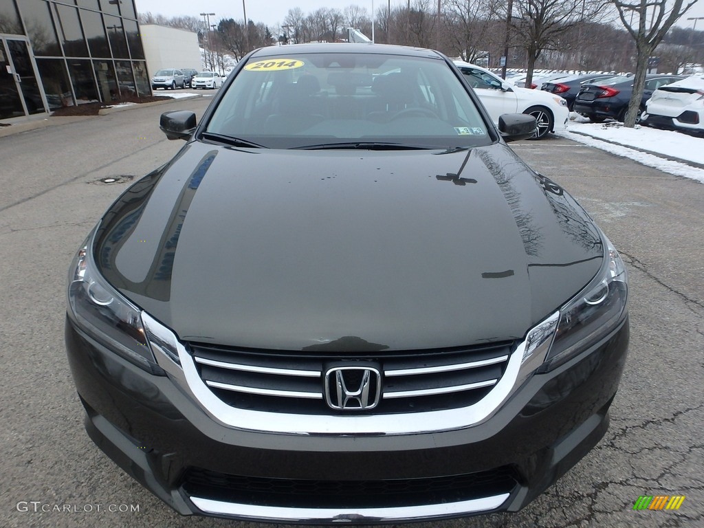 2014 Accord EX-L Sedan - Hematite Metallic / Black photo #8