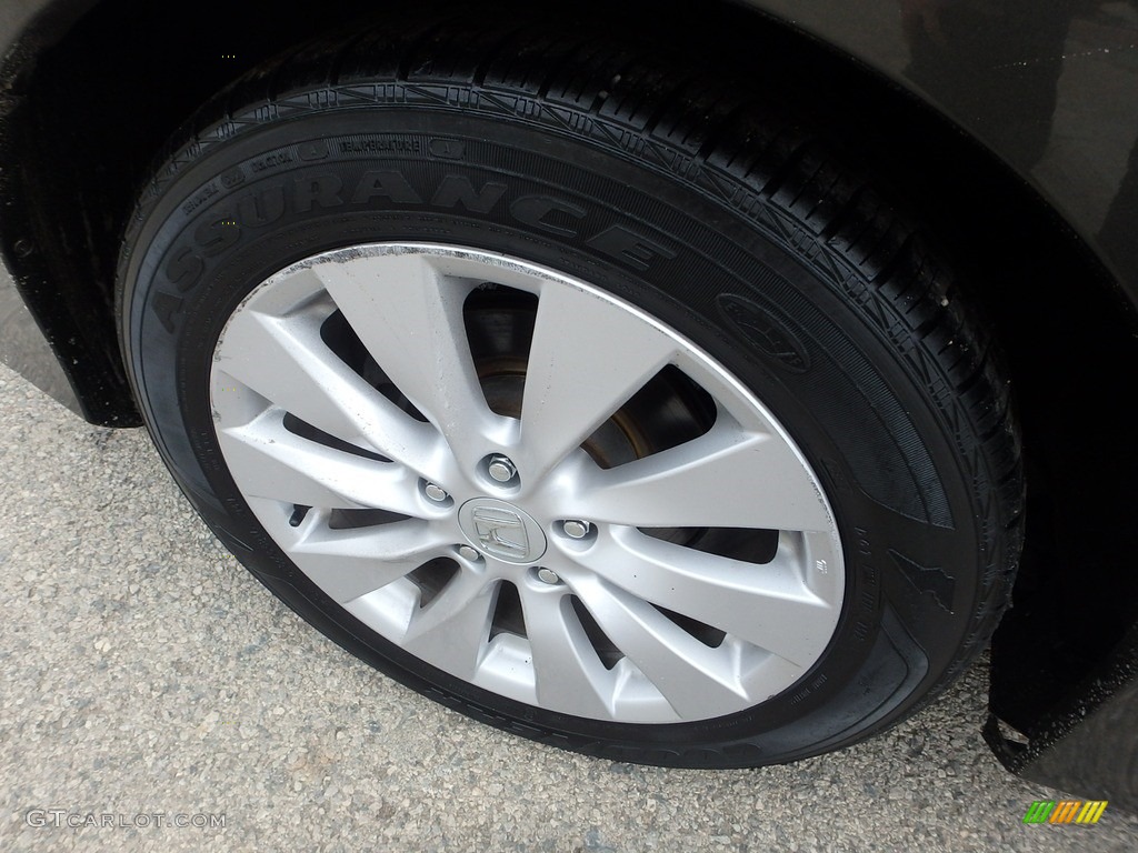 2014 Accord EX-L Sedan - Hematite Metallic / Black photo #9