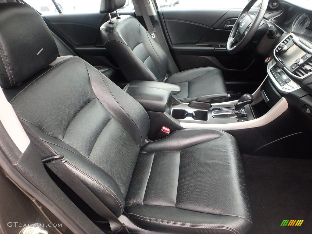 2014 Accord EX-L Sedan - Hematite Metallic / Black photo #10