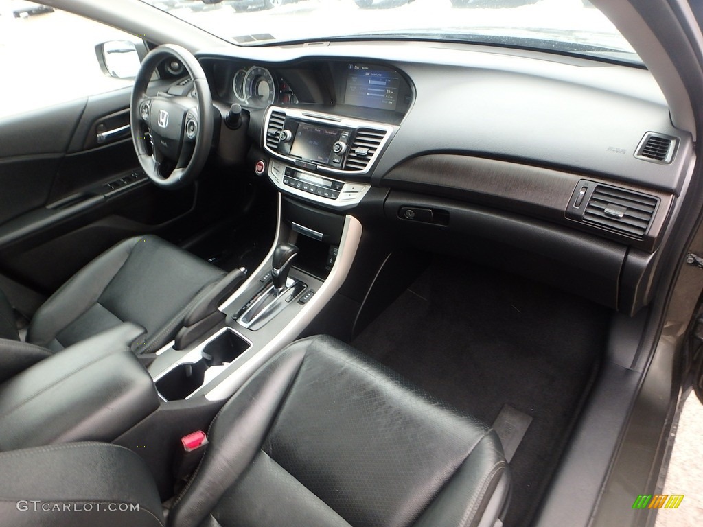 2014 Accord EX-L Sedan - Hematite Metallic / Black photo #11