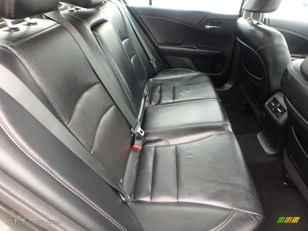 2014 Accord EX-L Sedan - Hematite Metallic / Black photo #14