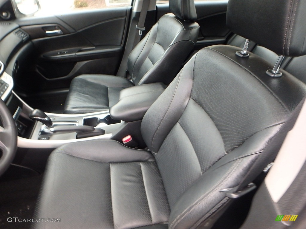 2014 Accord EX-L Sedan - Hematite Metallic / Black photo #15