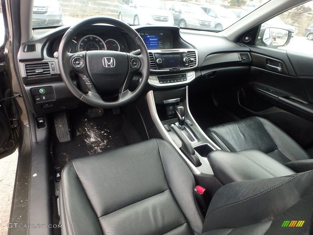 2014 Accord EX-L Sedan - Hematite Metallic / Black photo #17