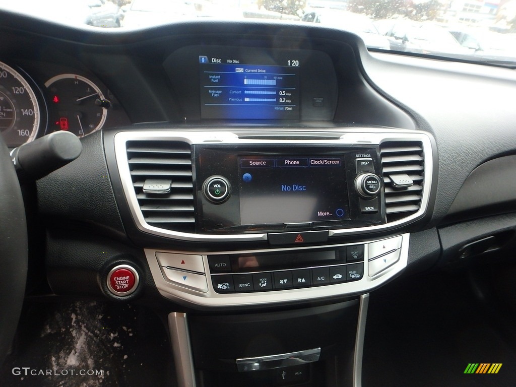 2014 Accord EX-L Sedan - Hematite Metallic / Black photo #22