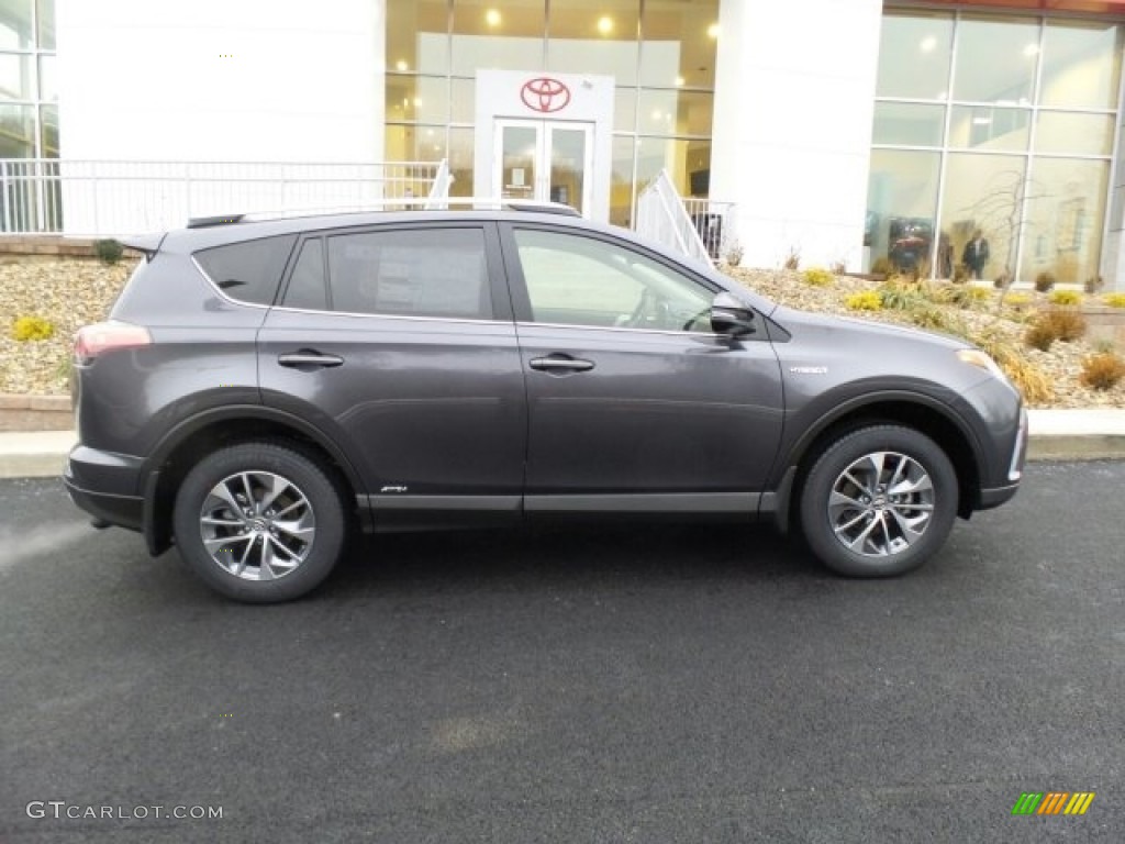 Magnetic Gray Metallic 2017 Toyota RAV4 XLE AWD Hybrid Exterior Photo #118628471