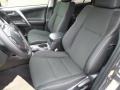 Black 2017 Toyota RAV4 XLE AWD Hybrid Interior Color