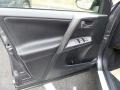 Black 2017 Toyota RAV4 XLE AWD Hybrid Door Panel