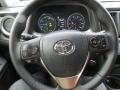 Black 2017 Toyota RAV4 XLE AWD Hybrid Steering Wheel