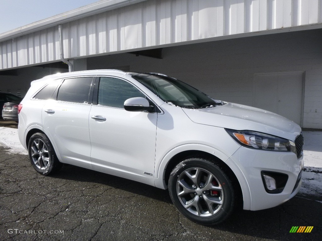 Snow White Pearl 2017 Kia Sorento SXL V6 AWD Exterior Photo #118629218
