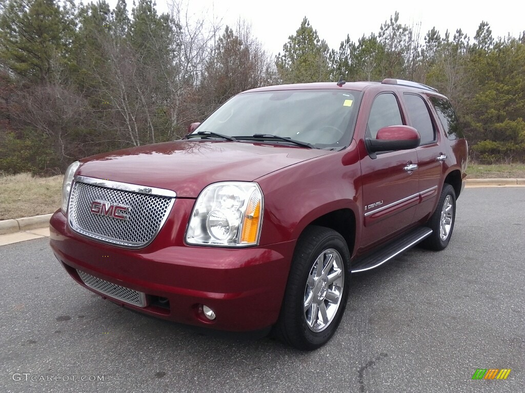 Red Jewel Tintcoat 2008 GMC Yukon Denali AWD Exterior Photo #118629368
