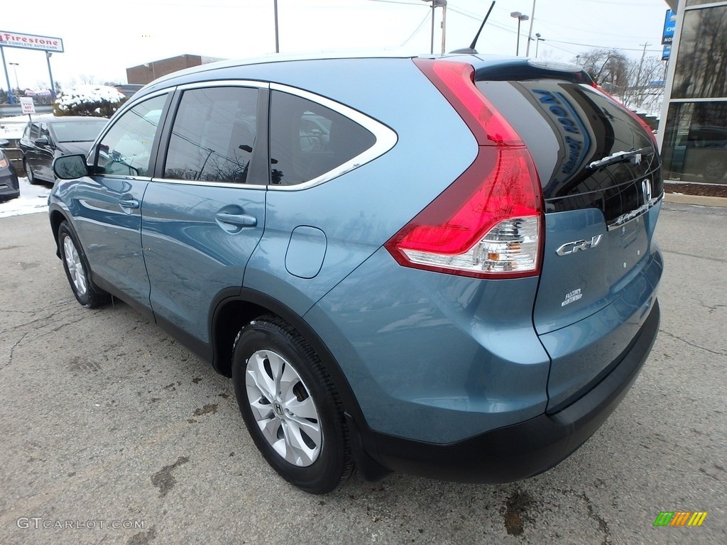 2014 CR-V EX-L AWD - Mountain Air Metallic / Beige photo #3