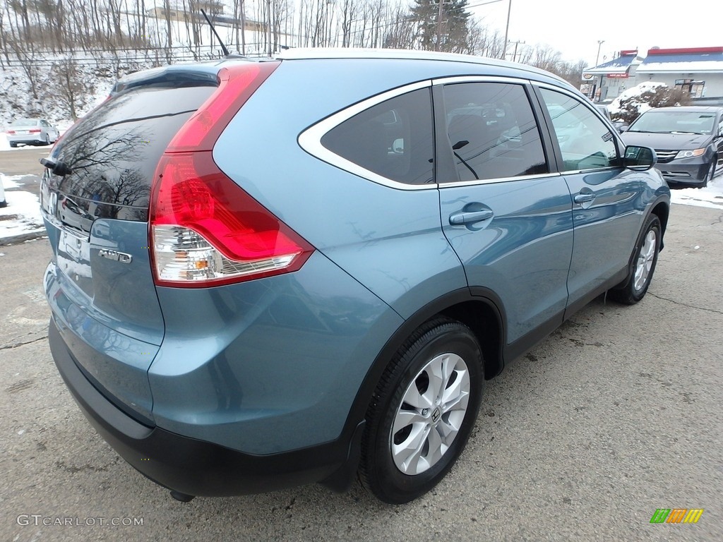 2014 CR-V EX-L AWD - Mountain Air Metallic / Beige photo #6