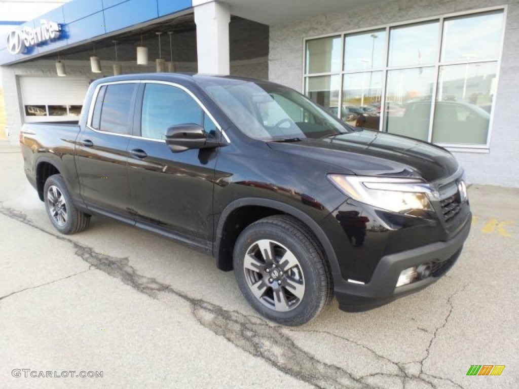 Crystal Black Pearl 2017 Honda Ridgeline RTL-T AWD Exterior Photo #118630958