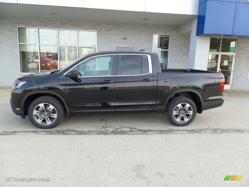 Crystal Black Pearl 2017 Honda Ridgeline RTL-T AWD Exterior Photo #118631063