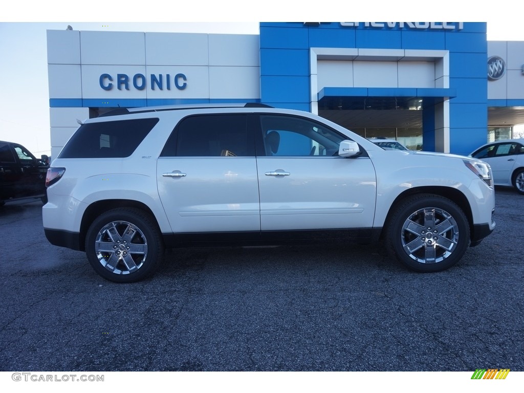 2017 Acadia Limited AWD - White Frost Tricoat / Ebony photo #8