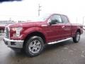 2017 Ruby Red Ford F150 XLT SuperCab 4x4  photo #7