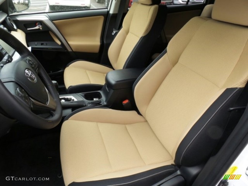 Nutmeg Interior 2017 Toyota RAV4 XLE AWD Hybrid Photo #118632974