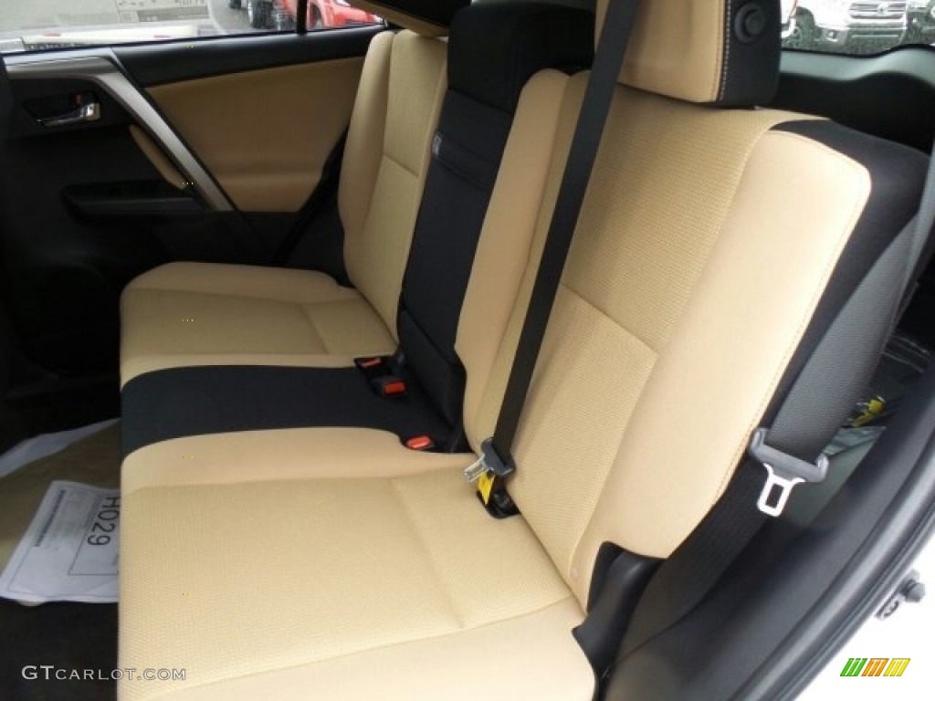 Nutmeg Interior 2017 Toyota RAV4 XLE AWD Hybrid Photo #118632992