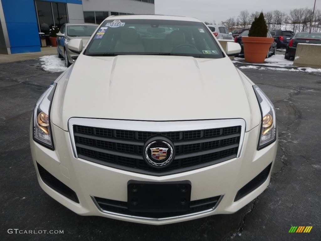 2014 ATS 2.0L Turbo AWD - White Diamond Tricoat / Caramel/Jet Black photo #2