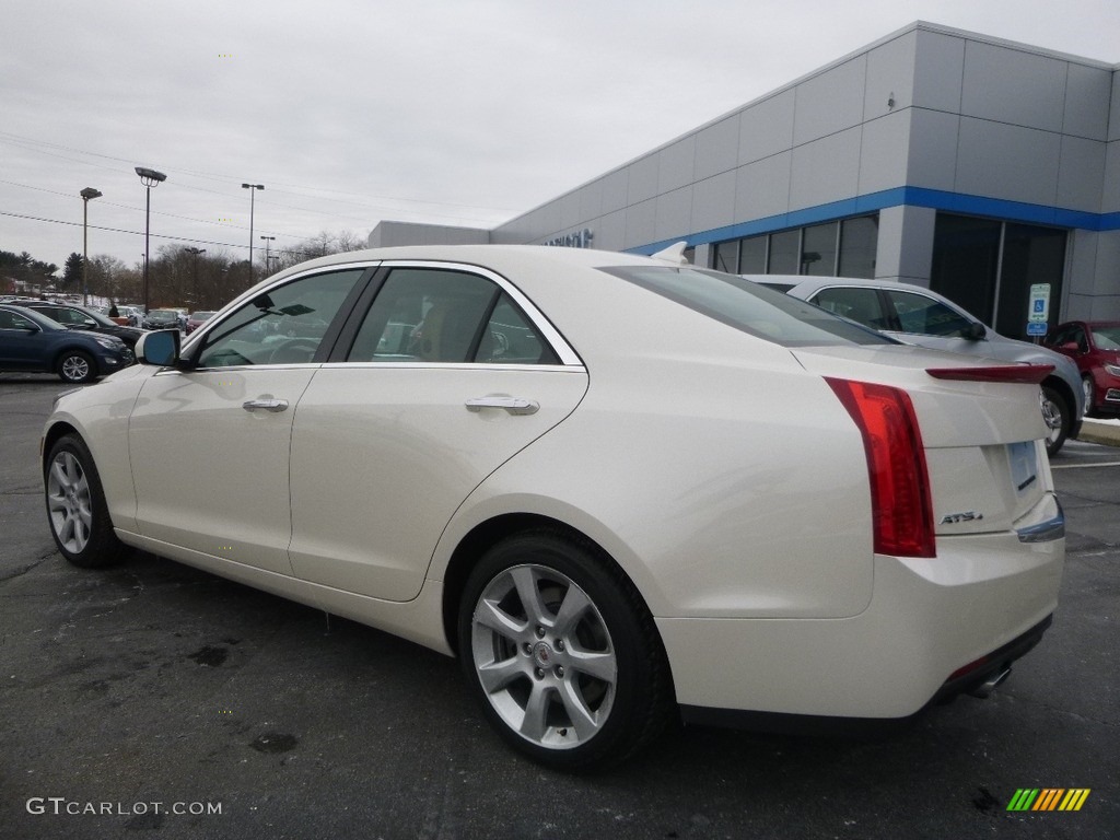 2014 ATS 2.0L Turbo AWD - White Diamond Tricoat / Caramel/Jet Black photo #11